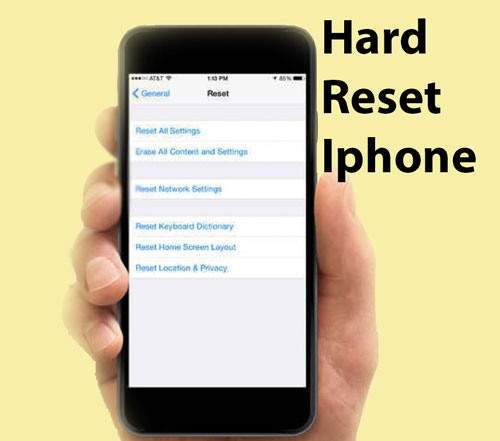 Hard Reset Iphone