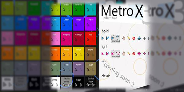 Metro X3 Cursor Set