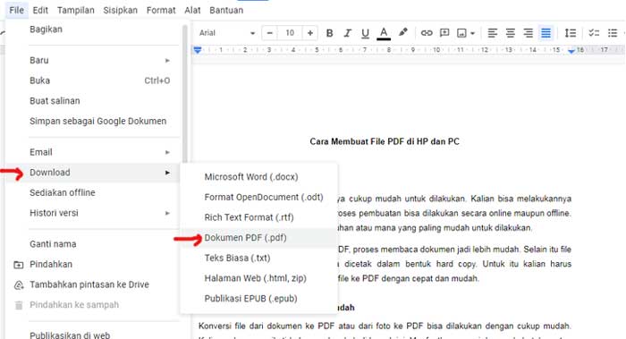 PDF Memanfaatkan Google Docs