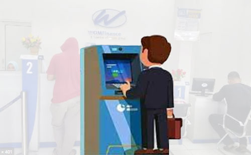 Mesin ATM WOM Finance