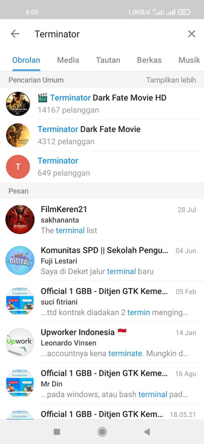 Cara Mencari Film di Telegram Android: Panduan Lengkap dan Terperinci